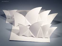 Sydney Opera House Origami Architecture Origami Paper