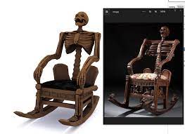 The Skeleton Chair Meme — Opalescent Eel Illustration & Design