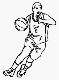 Black And White Kids Playing Basketball Coloring Page Basketball Printable Basketball Drawings Coloring Pages Sport Poster Design