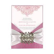 Brooch Embellished Luxury Silk Card Holder For Invitations Table Cards Wedding Invitation Card Template Handmade Wedding Invitations Invitation Cards