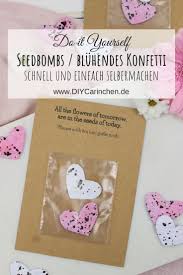 Diy Seedbombs Samenbomben Bluhendes Konfetti Selber Machen In 2020 Diy Geschenke Selber Machen Samenbomben Geschenke Basteln