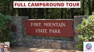 Open year round state park with hiking, camping Fort Mountain State Park Full Campground Tour Review Walk Through Georgia State Park Chatsworth Ga Youtube