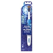 Oral B 3d White Electric Toothbrush Battery Power Various Colors Walmart Com Battery Powered Toothbrush Oral B Brushing Teeth