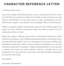 40 Personal Reference Letter Samples Templates Character Reference Letter Template Personal Reference Letter Reference Letter