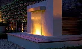Led Garden Lighting Modern Water Feature Garden Fountain Garden Decoration Ideas Led Outdoor Lighting Outdoor Lighting Garden Lighting