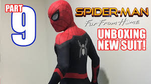 Far from home easter eggs? Unboxing Spiderman Far From Home Suit Youtube