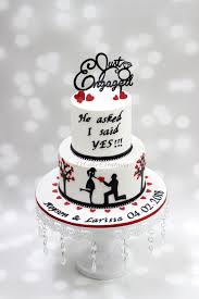 I love this cake design made for an engagement party. Engagement Cake Designs Ideas