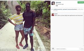 He has made his name as a formidable striker for premier league club everton and the belgian national team. Romelu Lukaku Takes Time Out With Girlfriend Julia Vandenweghe Daily Mail Online