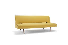 Unfurl Sofa Bed Heavy Natch Soft Mustard Flower By Innovation Modern Sofa Bed Modern Sleeper Sofa Modern Convertible Sofa