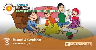 Kunci Jawaban Tema 4 Kelas 3 Kewajiban Dan Hakku Buku Tematik Kurikulum 2013 Kurikulum Buku Berkelas