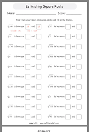 Pin By Chuckie Ledesma On Back To School Estimating Square Roots Word Problem Worksheets Square Roots