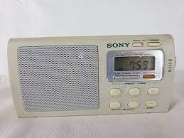 Sony Icf M410v Tv Weather Am Fm 4 Bands Portable Radio Sony Portable Radio Sony Radio