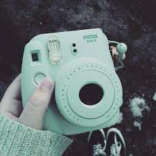 It prints using a thermal color process and saves pictures as jpegs the camera is a small, robust plastic monolith that fits and feels quite nice in your hand. Pin By Ayla Elsner On Instagram Baby Blue Aesthetic Mint Green Aesthetic Green Aesthetic