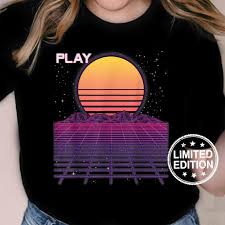 Apr 24, 2022 · 80s aesthetic vaporwave. Vaporwave Aesthetic 80s Grid Retrowave Sunset Synthwave Shirt