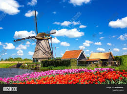 Watch and share kinderdijk gifs and windmills gifs on gfycat. Colorful Spring Image Photo Free Trial Bigstock