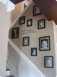 The Staircase Is Done Again Decorating Stairway Walls Staircase Wall Decor Stairway Decorating
