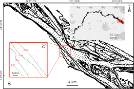 digitized water depth points and isobaths from the 1998