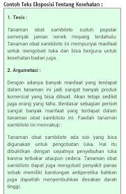 Contoh Teks Eksposisi Tentang Kesehatan Blog Pendidikan