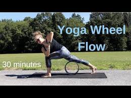 Full Body Yoga Wheel Flow 30 Min Youtube Wheel Pose Yoga 30 Minute Yoga Yoga Wheel