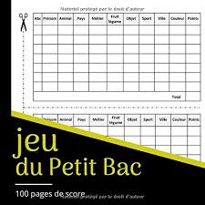 *bac is the shortened form of bronchioloalveolar carcinoma, a. Jeu Du Petit Bac Jeu De Societe Jeu Du Baccalaureat Jeu Du Bac Le Petit Bac Le Baccalaureat Carnet Grilles De 100 Feuilles De Score Pour Jouer En Famille Ou Entre Amis