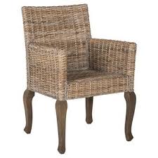 Set Of 2 Armando Wicker Dining Chair Natural Natural Safavieh With Images Wicker Dining Chairs Rattan Chair Midcentury Modern Dining Chairs