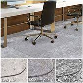 Office Chair Mat For Carpeted Floors Desk Chair Mat For Carpet Clear Pvc Mat In Different Thicknesses And Sizes For Every Pile Type Medium Pile 30 X48 With Lip Office Chair Mat Chair Mats Floor Desk