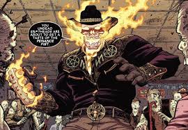 Johnny blaze (nicolas cage) was only a teenaged stunt biker when he sold his soul to the devil (peter fonda). Ghost Rider Cowboy Earth 616 Marvel Database Fandom