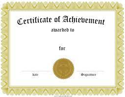 A printable certificate is a brief document containing the declaration of appreciation and the details of the receiver. Free Customizable Certificate Of Achievement