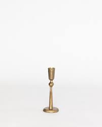 This beautiful candle holder features an authentic antiqued patina to add a sense of weight and class to your home decor. Antique Brass Taper Candle Holder Mcgee Co