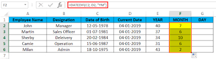 The age of a person can be calculated from the date of birth, using a combination of datedif and today functions. Calculate Age In Excel Examples How To Calculate Age