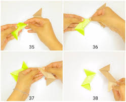 Welcome to my origami tutorial on how to make a paper ninja star (ninj. How To Make An Origami Ninja Star Easily Step By Step Photos The Purple Yarn