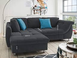 Unser sofa berlin in der l form ist ein praktisches ecksofa welches wirklich in jedes wohnzimmer passt. Lifestyle4living Ecksofa Mit Schlaffunktion Eckcouch Eckgarnitur Polsterecke L Couch Sofa L Form Wohnlandschaft I Ecksofa Zierkissen Ecksofa Schlaffunktion