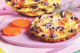 Ini karena ubi ungu memiliki zat anti oksidan yang tinggi untuk mencegah tumbuhnya sel kanker. Olahan Ubi Ungu Purple Omelet Nakita