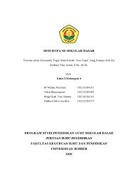Melunakkan plastisin dapat dilakukan dengan cara. Kelompok 4 Makalah Seni Rupa 3d