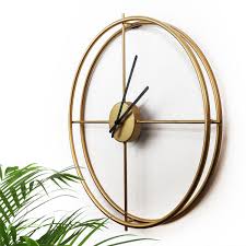 Check spelling or type a new query. Walplus Minimalist 20 Gold Black Iron Wall Clock Simple Home Decoration Overstock 31742903