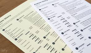 resume paper: what type of paper is