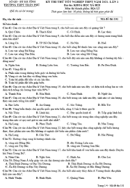 Toán, văn, ngoại ngữ, hai bài tổ hợp khoa học tự nhiên, khoa học xã hội, trong đó trừ văn thi tự luận, các môn còn lại thi trắc nghiệm. Ä'á» Thi Thá»­ Thpt Quá»'c Gia 2021 Mon Ä'á»‹a Ly Thpt Tráº§n Phu Láº§n 1 Co Ä'ap An Viá»‡t Nam Má»›i