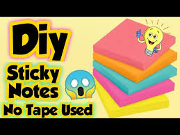 Easy breezy diy sticky notes. Diy Sticky Notes How To Make Sticky Notes Pad At Home Diy Sticky Notes Without Double Sided Tape Youtube