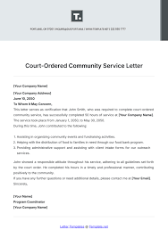 Court Mandated Community Service