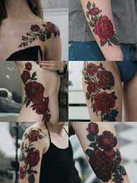 Red Roses Tattoo Tattoos Hip Tattoo Trendy Tattoos