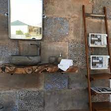 Lavandino con attacco rubinetto in sasso di fiume scavato e fatto a mano per arredo bagno, diametro da 40 a 50 cm. Lavabo In Pietra Cipi Lavandino Da Appoggio Bagno Design Cipi Joya Medium Basin World Clima
