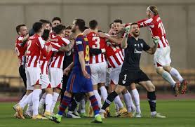 See more of fc barcelona vs athletic club live on facebook. Barcelona 2 3 Athletic Bilbao Spanish Super Cup Final Result Summary Goals As Com