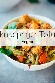 Knuspriger Tofu Asian Style Beverly Recettesvegetaliennes En 2020 Tofu Croustillant Plat Asiatique Recette Asiatique