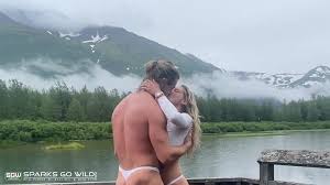Amazing scenery in a porn movie set by Alaskan lake SparksGoWild do go wild  | amateurest.com