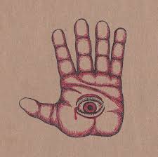 Drawing on hand with pen. Artstation Hand Eye Quick Pen Sketch Jesse Allshouse