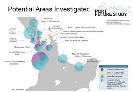 Future Port Location Shortlist Greater Auckland