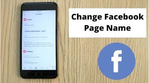 How to change name on facebook on iphone. How To Change Facebook Page Name 2021 Youtube