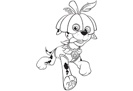 Marshall paw patrol coloring page. Paw Patrol Halloween Coloring Pages Best Coloring Pages For Kids