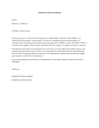 Reference your referral always refer or mention in your letter the person who recommended you for the job you're applying for. Https Www Ghcc Com Wp Content Uploads 2020 04 Letter For Essential Business Employee 003 Pdf