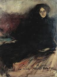 Konrad Krzyzanowski Portrait Of A Russian Actress Art Portrait Painting Female Art